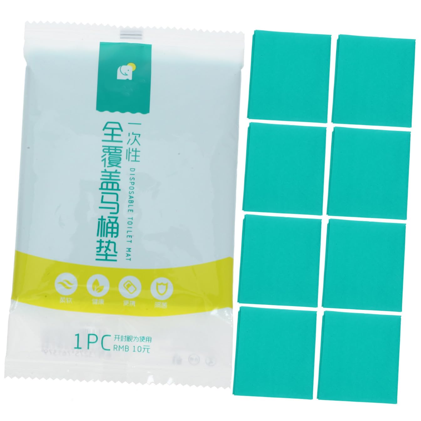 Milisten 10pcs Disposal Toilet Seat Covers Portable Pads for Boys and Girls Seat Covers for Outdoor Use