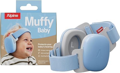 Casque anti bruit bébé Alpine Muffy Baby Confort bleu