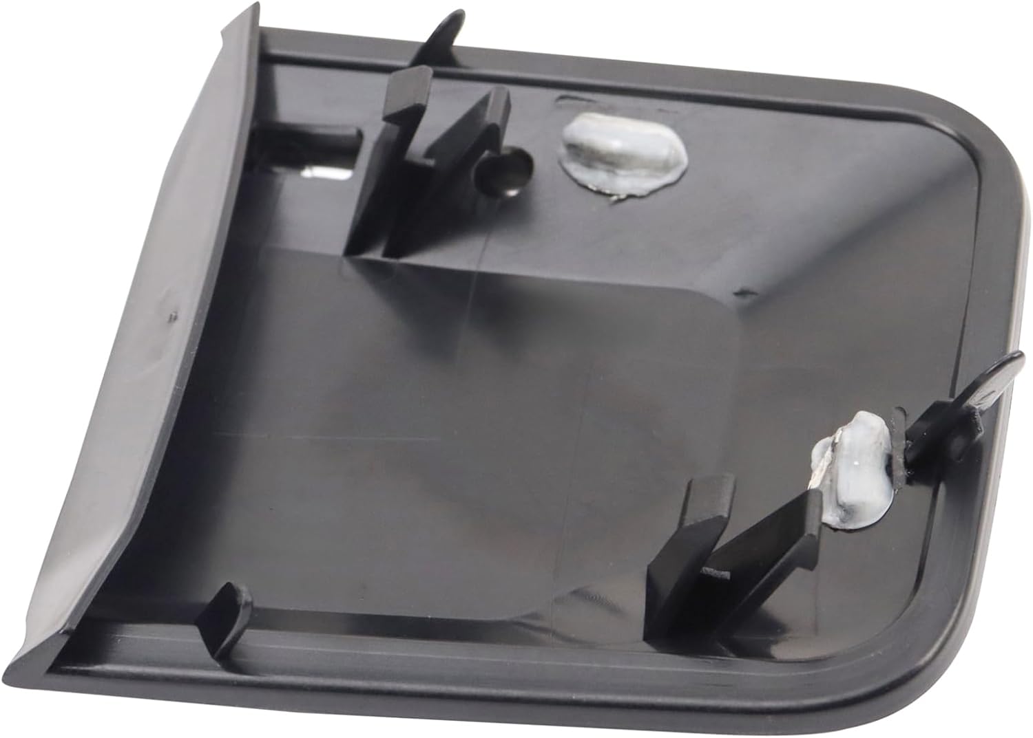 TRQ Driver Side Manual Mirror Chrome Trim Upgrade Textured Black Compatible with 2021-2023 Ford F-150 FO1320707