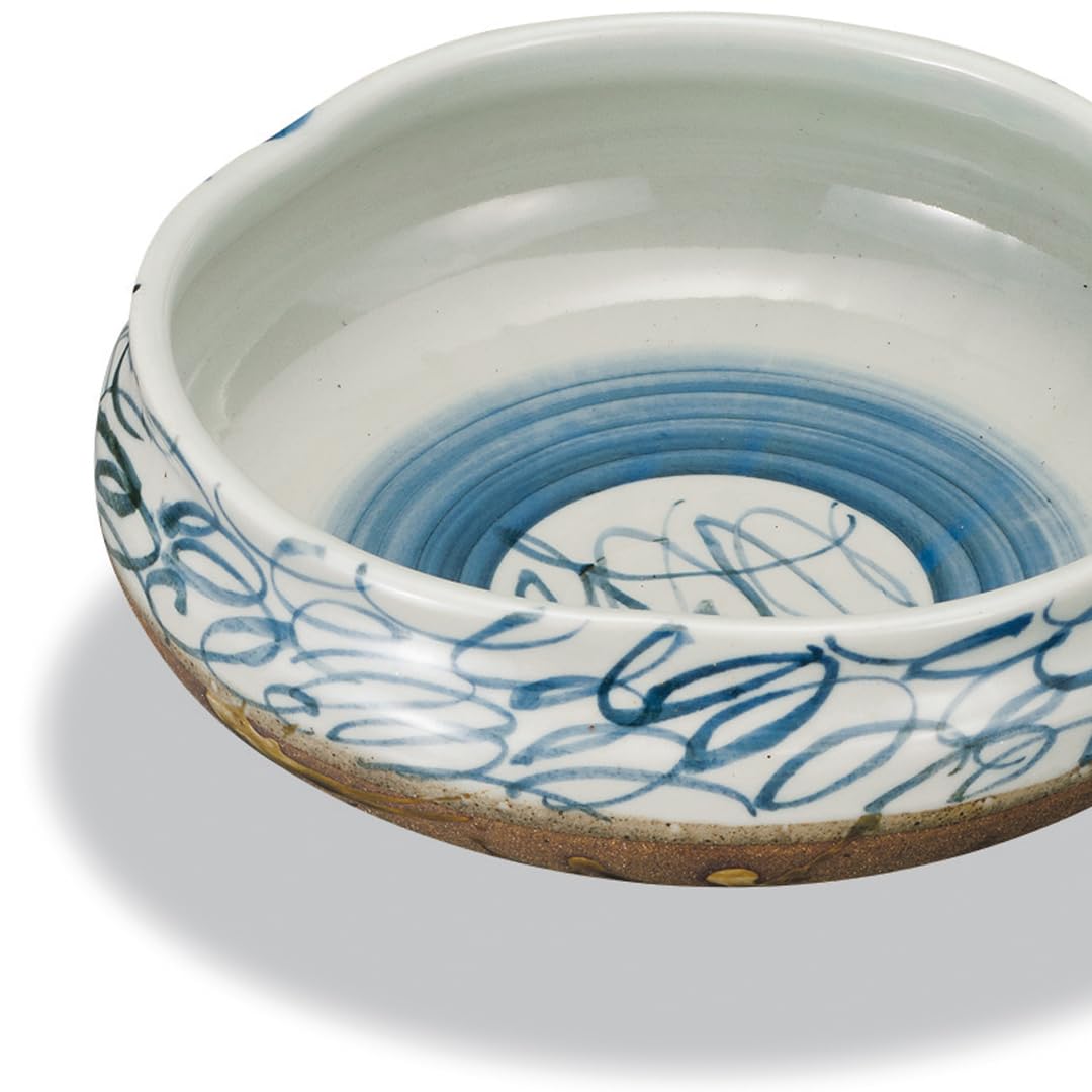 Amazon.co.jp: 九谷焼いわたや 5号鉢 染線 AP7-0324 : ホーム＆キッチン