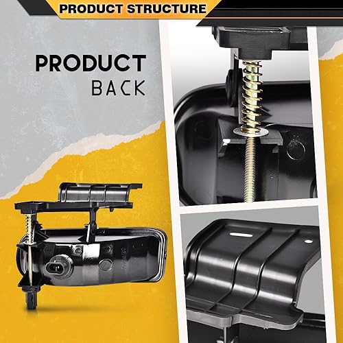 Miniatura 8 de Conjunto de luces antiniebla compatible con Chevy Silverado 1500 2500 1999-2002, Chevy Silverado 3500 2001-2002, Chevy SuburbanTahoe 2000-2006,