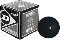 DUNLOP Competição - Bola de squash de ponto amarelo único