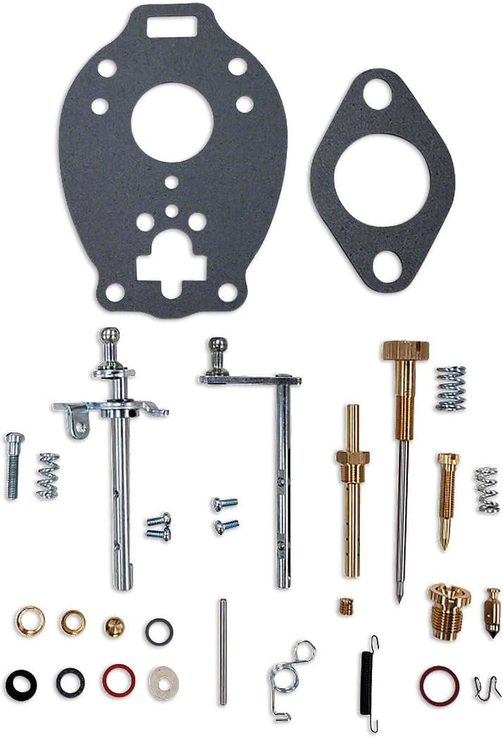 Enhanced Carburetor Repair Rebuild Kit Fits Ford 800 900 Tractor (For Marvel Schebler TSX593 TSX706 EAF9510D carburetors)