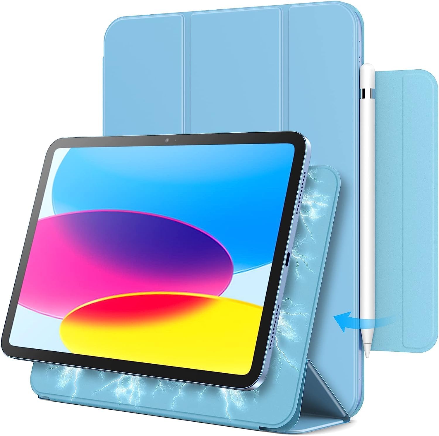 ProElite Smart Magnetic Case Cover for Apple iPad 10th Generation 2022, Haze Blue (B0CBLZPKPB) Amazon Price History, Amazon Price Tracker