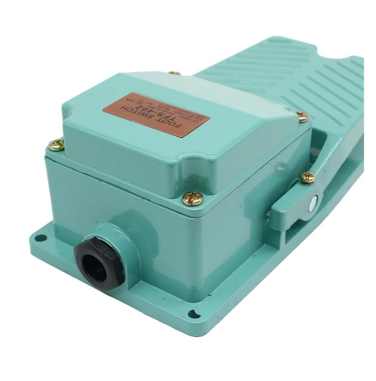 Interruptor de Pedal momentáneo AC 250V para automatizar el taller mecánico