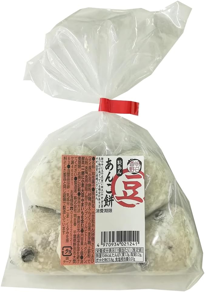 豆あんこ餅 粒あん 6個入 1個