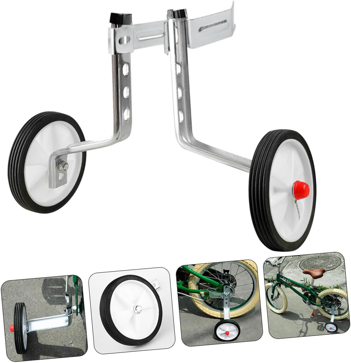 Silent Wear-resistant Bike Training Wheels for Replacement Stabilizer Auxiliary Wheels for S Bicycle Safety and Balance