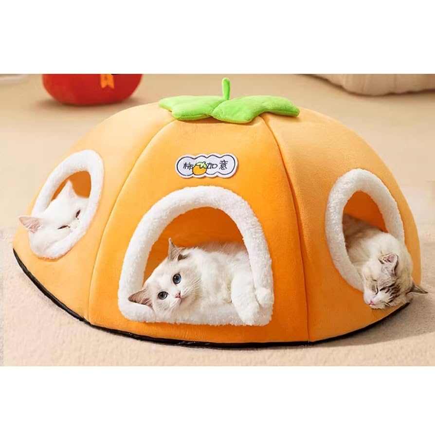 Amazon | ペットベッド 冬用 ペットハウス ドーム型 室内 犬