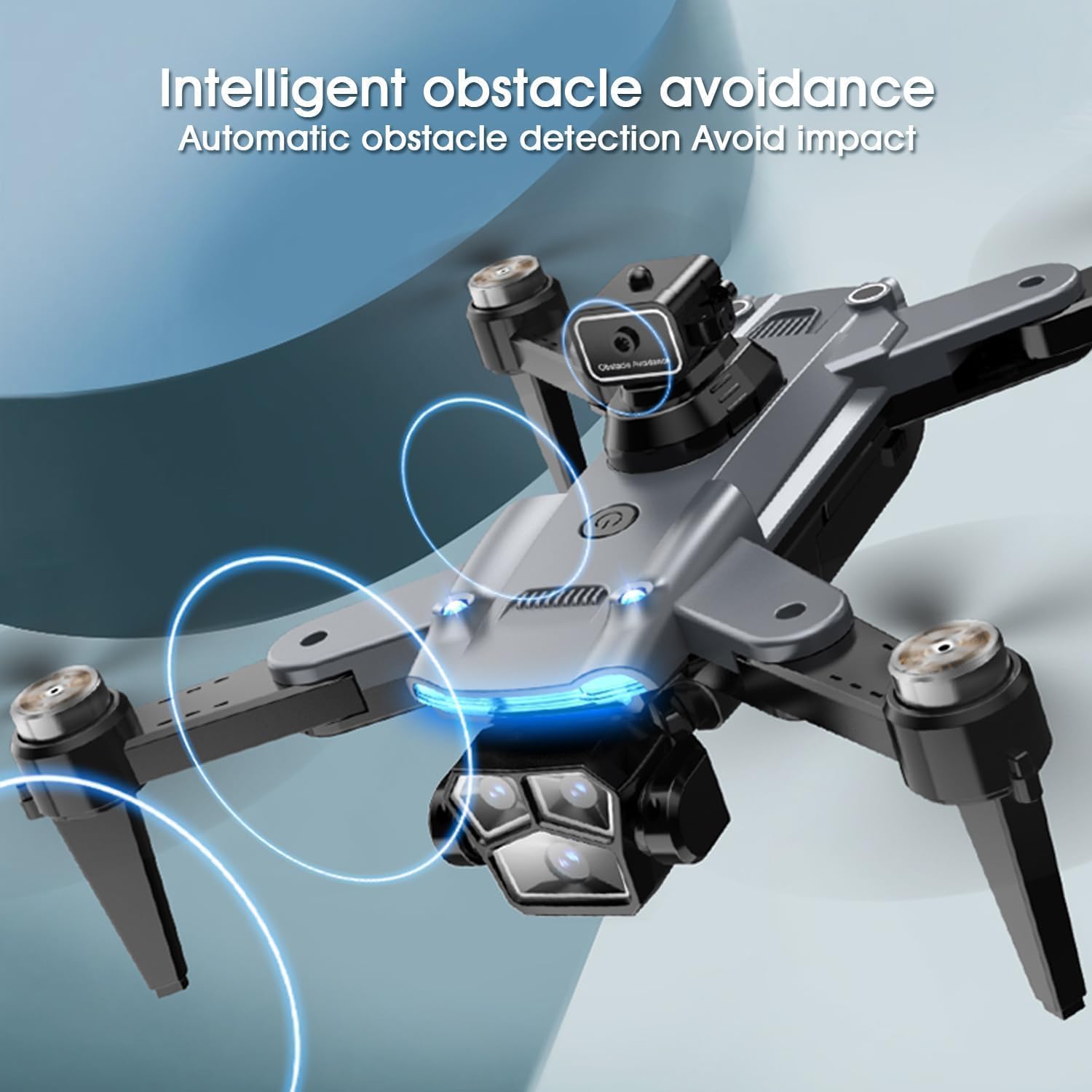 Drone with Camera 4k, HD Drones for Adults, Remote Controller with Screen,Foldable Portable Quadcopter, Obstacle Avoidance, Brushless Motor FPV