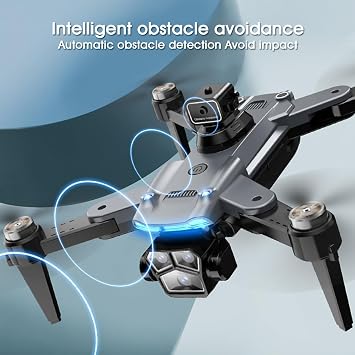 4K Drone with Camera for Adults, Foldable Quadcopter with 4.3 Screen Remote Controller, Brushless Motor,Obstacle Avoidance,Under 249g,One-Key Takeoff & Auto Follow,2Batteries,Portable HD Drone