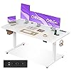 SIAGO Scrivania Elettrica Regolabile In Altezza 160x61 Cm - Con Gestione Cavi, 3 Memorie, Portata 90 Kg, Da Seduto A In Piedi (71-116 Cm), Per Ufficio E Casa - 2
