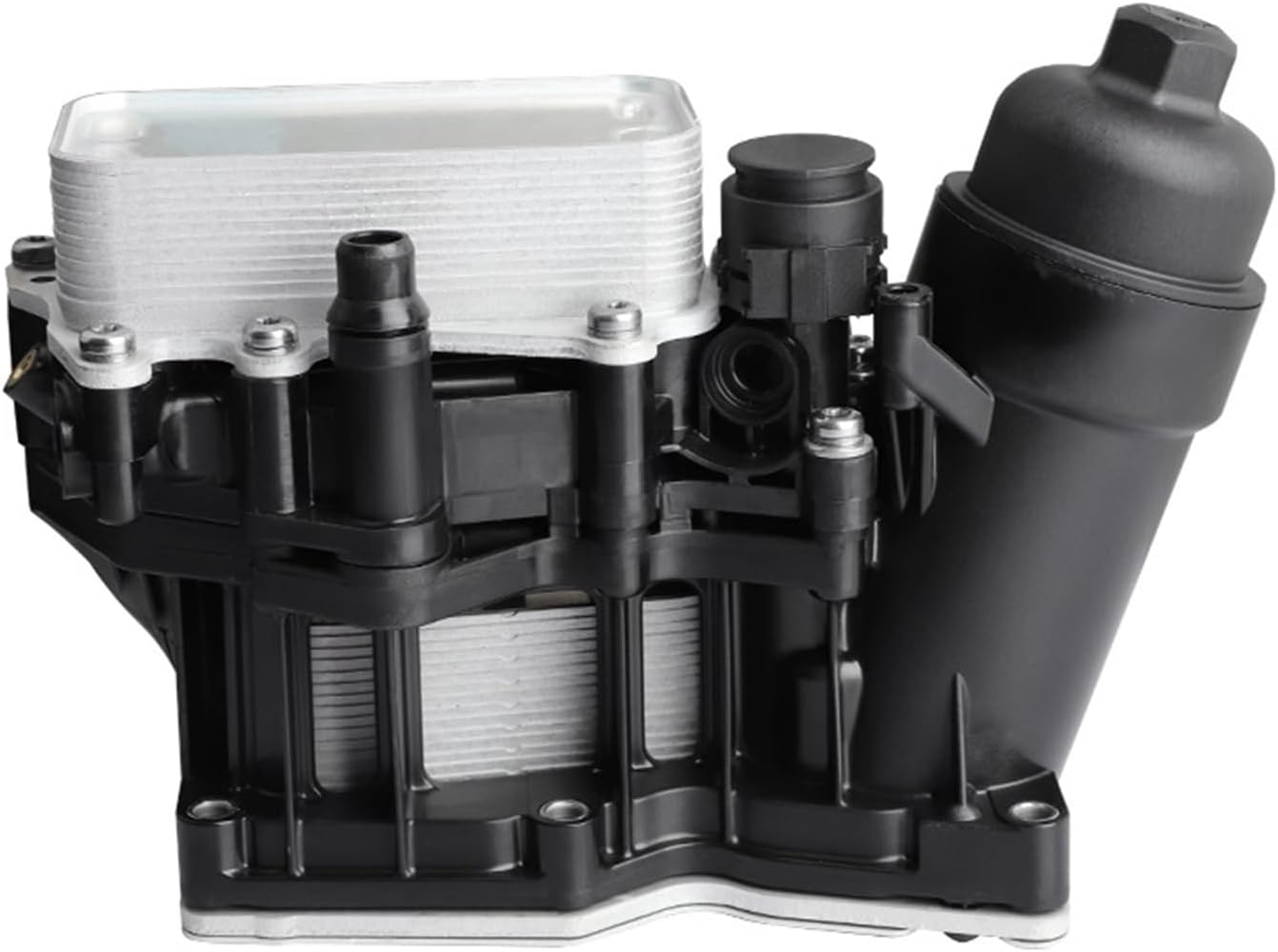 11428507697 Car Accessories Oil Filter Housing Compatible with BMW 1 3 4 5 Series X3 X5 F30 F10 E90 Oil Radiator(Assembly with Cooler)