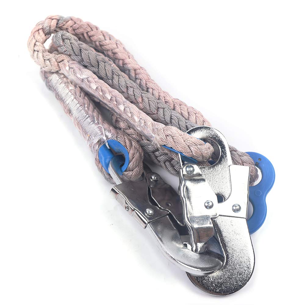 Set di attrezzi per arrampicata sugli alberi, 100 kg, con cinture di sicurezza e corde, per protezione anticaduta, arbusti, scalatori per alberi