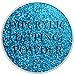 SHEBA NAILS Dipcrylic Glitter Dip Dipping Powder SPARKLING BLUE - 1oz Jar