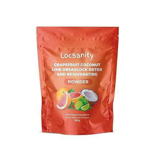 Locsanity Detox para el cuero cabelludo de rastas - Polvo de limpieza profunda para rastas, acondicionador limpiador - Limpiador natural