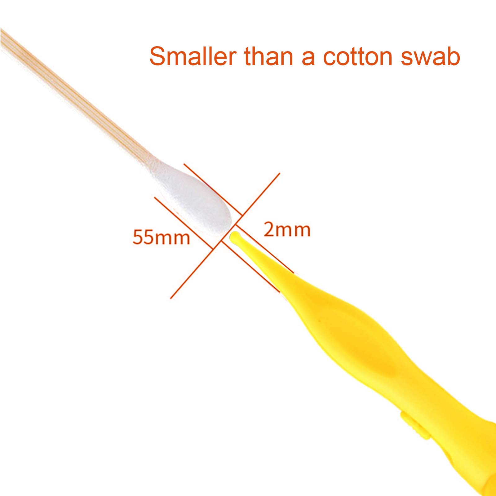 Tête ronde oreille de bébé oreille/nez nombril nettoyant pince outil de sélection de nez avec boîte de rangement