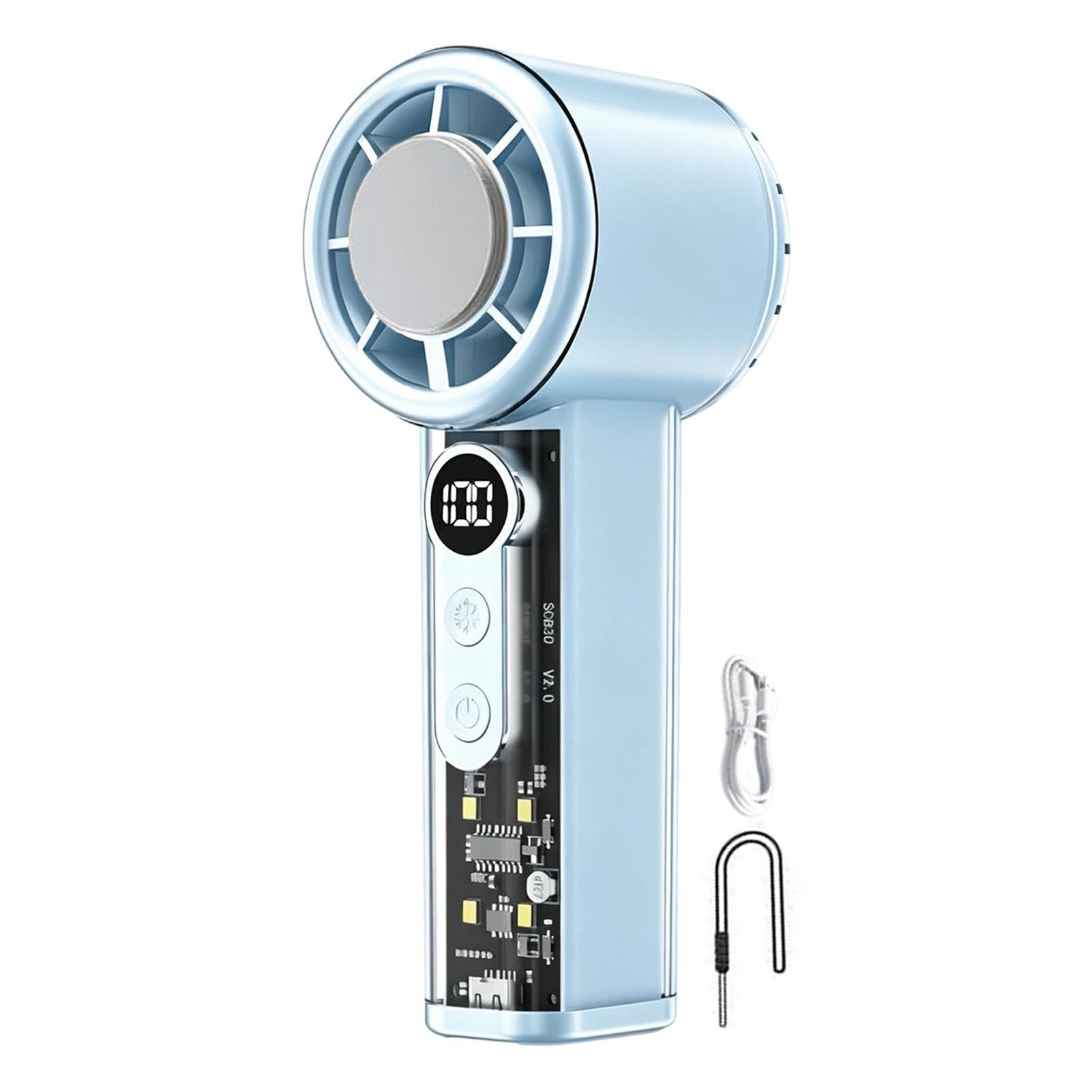 Ventilateur refroidisseur portable écran digital ventilateur personnel USB pour bureau extérieur