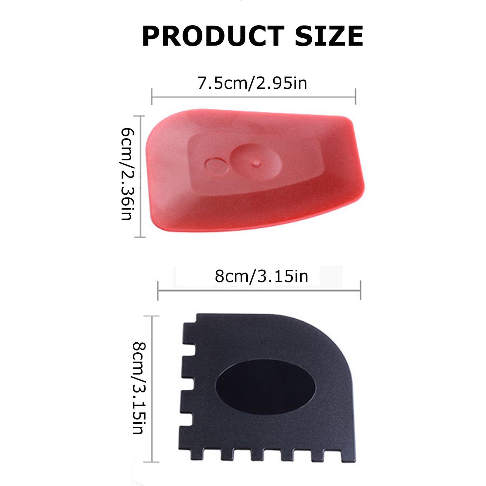 4 Pezzi BBQ Grill Raschietto Plastica Grill Raschietto Set Pentola Raschietto Padella Pulizia Padelle in Ghisa per Cucina Piatti Grill Padelle Pulizia Utensili da Cucina Rosso Nero