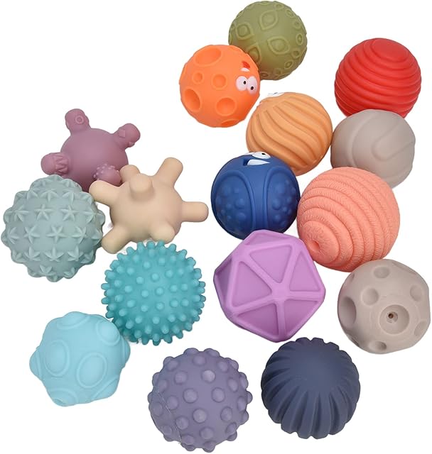 Toddlers Sensory Squeeze Ball Soft Glue Infant Sensory Balls Miniature Novelty Ball for Above 6 Month