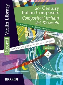 20th Century Italian Composers Volume 2 Violin and Piano