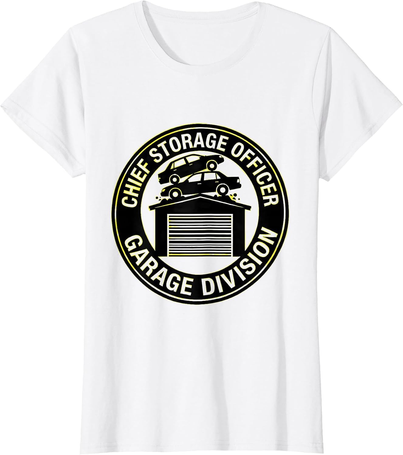 Women's Chief Storage Officer Garage Division Funny Car Storage T-Shirt image 3