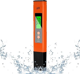 Flintronic Digital PH Meter, 0.01pH High Accuracy pH Tester, 2% Reading Accuracy PH Temp Water Testers, pH Meters for Household Drinking Water, Pool, Hydroponics, Aquarium