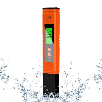 Flintronic Digital PH Meter, 0.01pH High Accuracy pH Tester, 2% Reading Accuracy PH Temp Water Testers, pH Meters for Household Drinking Water, Pool, Hydroponics, Aquarium