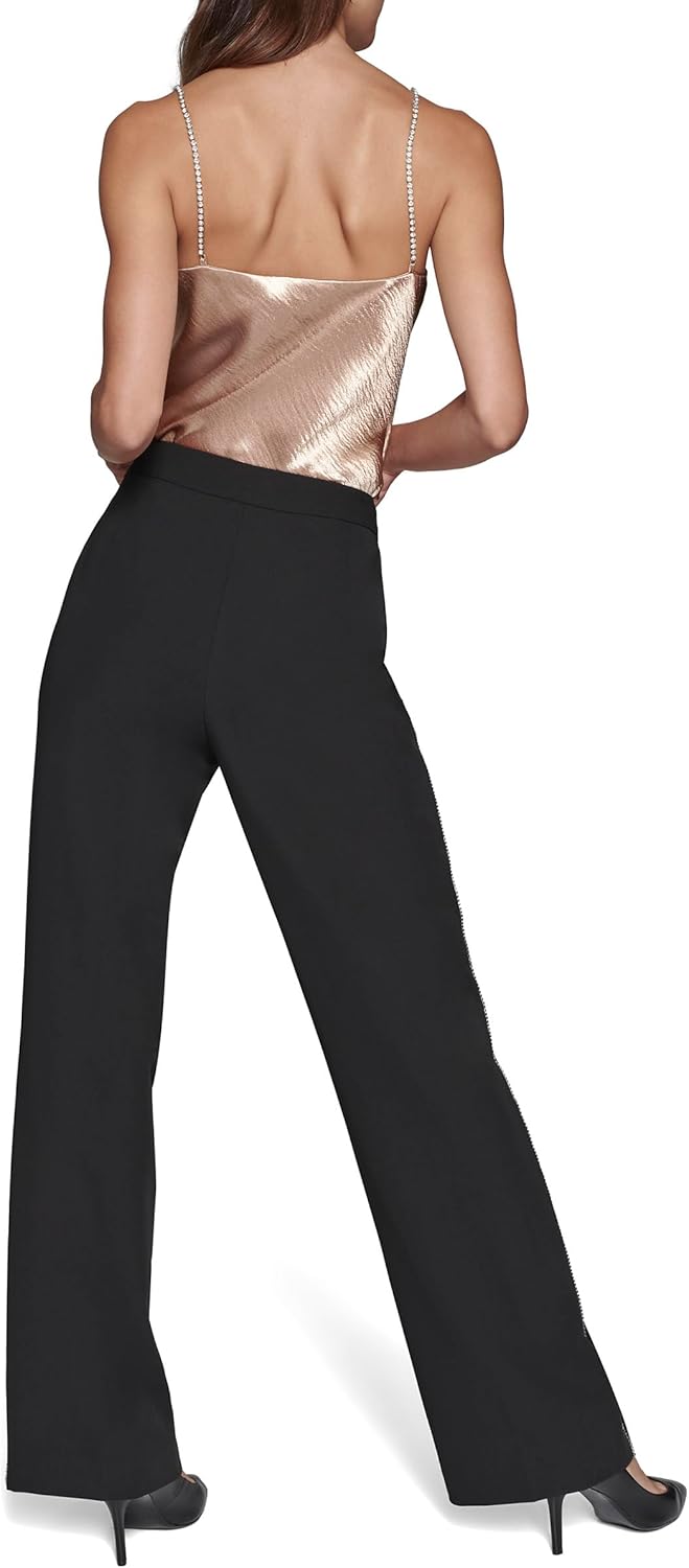 Karl Lagerfeld Womens Rhinestone Trim Pant - Image 4