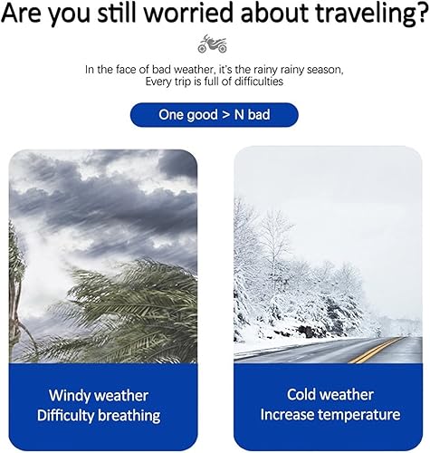 Miniatura 5 de Para Kawasaki Versys 300 X300 650 1000 ABS motocicleta manillar protector de parabrisas accesorios de actualización (color  B)