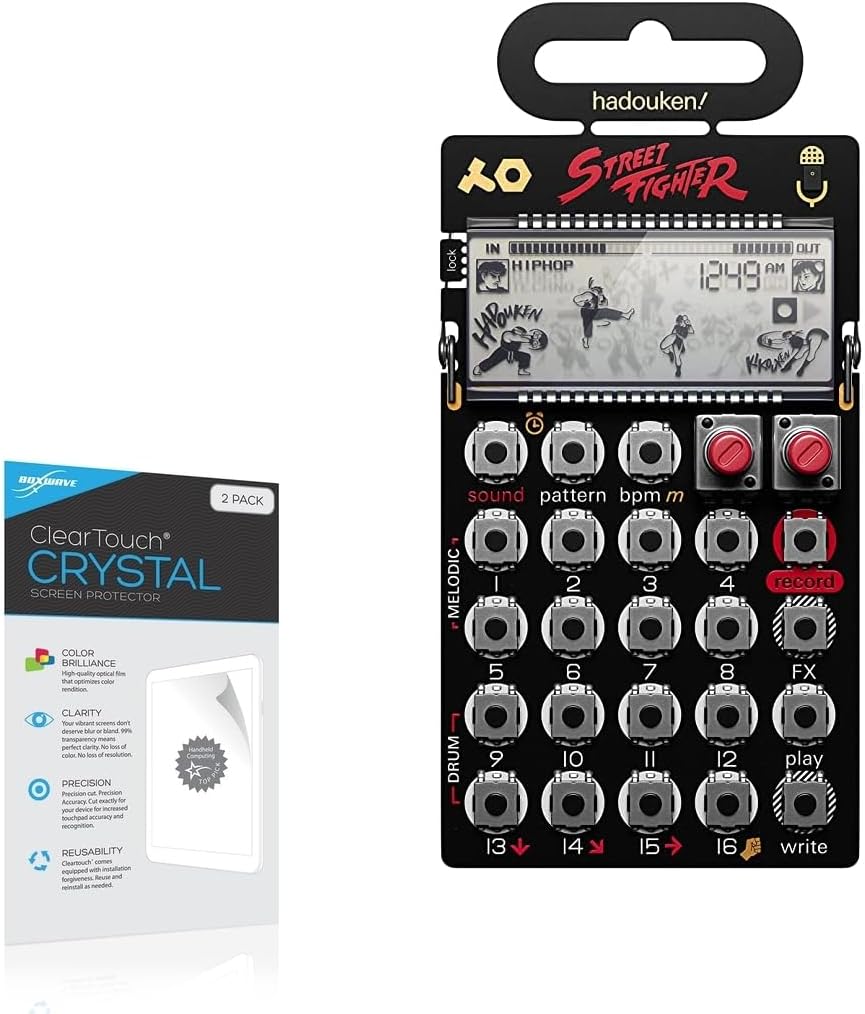 BoxWave Screen Protector Compatible with Teenage Engineering Pocket Operator (PO-133 K.O. II) - ClearTouch Crystal (2-Pack), HD Film Skin - Shields from Scratches