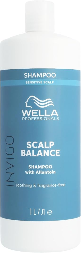 Wella Professionals INVIGO SCALP BALANCE Shampoing doux et apaisant – pour cuir chevelu sensible, soin cheveux Liquide