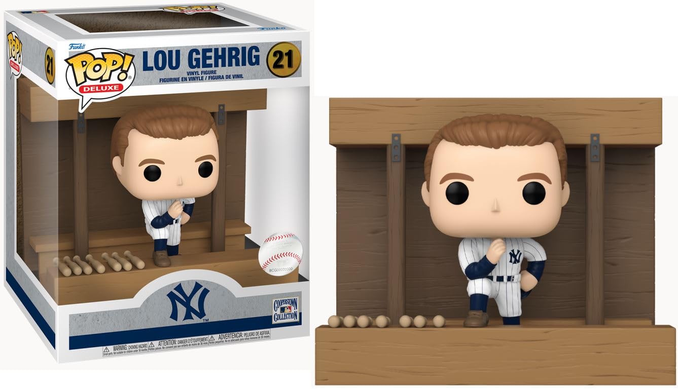 Amazon.com: Funko Pop! Deluxe Lou Gehrig #21, New York Baseball