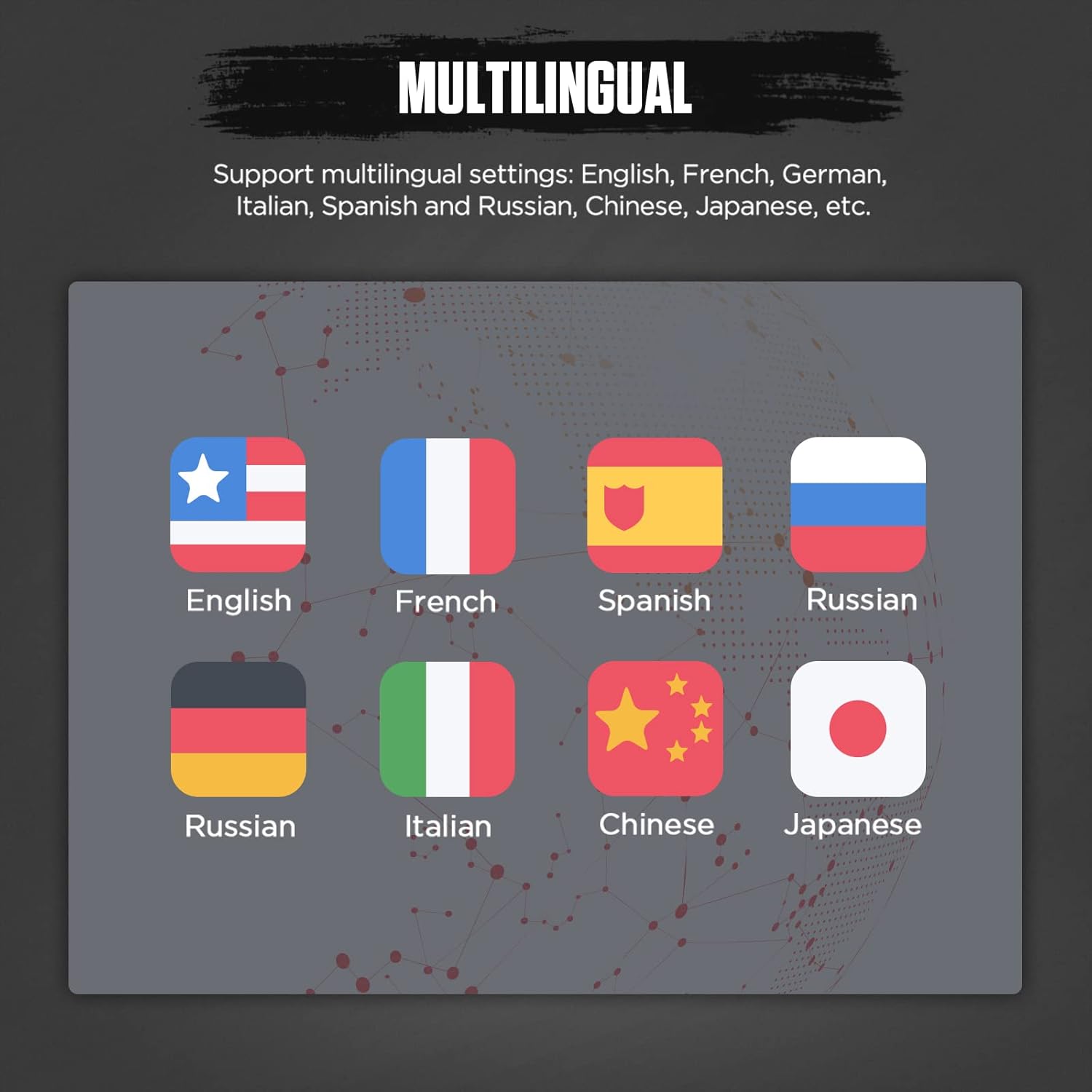 Articulating Video Borescope, 5-inch IPS Articulating Endoscope Inspection Camera Two-Way 210° Steering Lens Waterproof Automotive Mechanic Fiber Optic Scope LED Light Control Multilingual