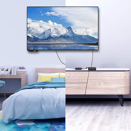 Miniatura 8 de Extensor HDMI de 165 pies sobre un solo cat5e6 extiende video de 1080