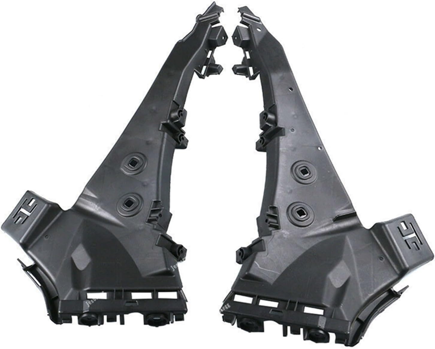 Clynex 4L0807283B 4L0807284B ペア左右サイドフロントバンパーグリルブラケット - Q7 2007-201