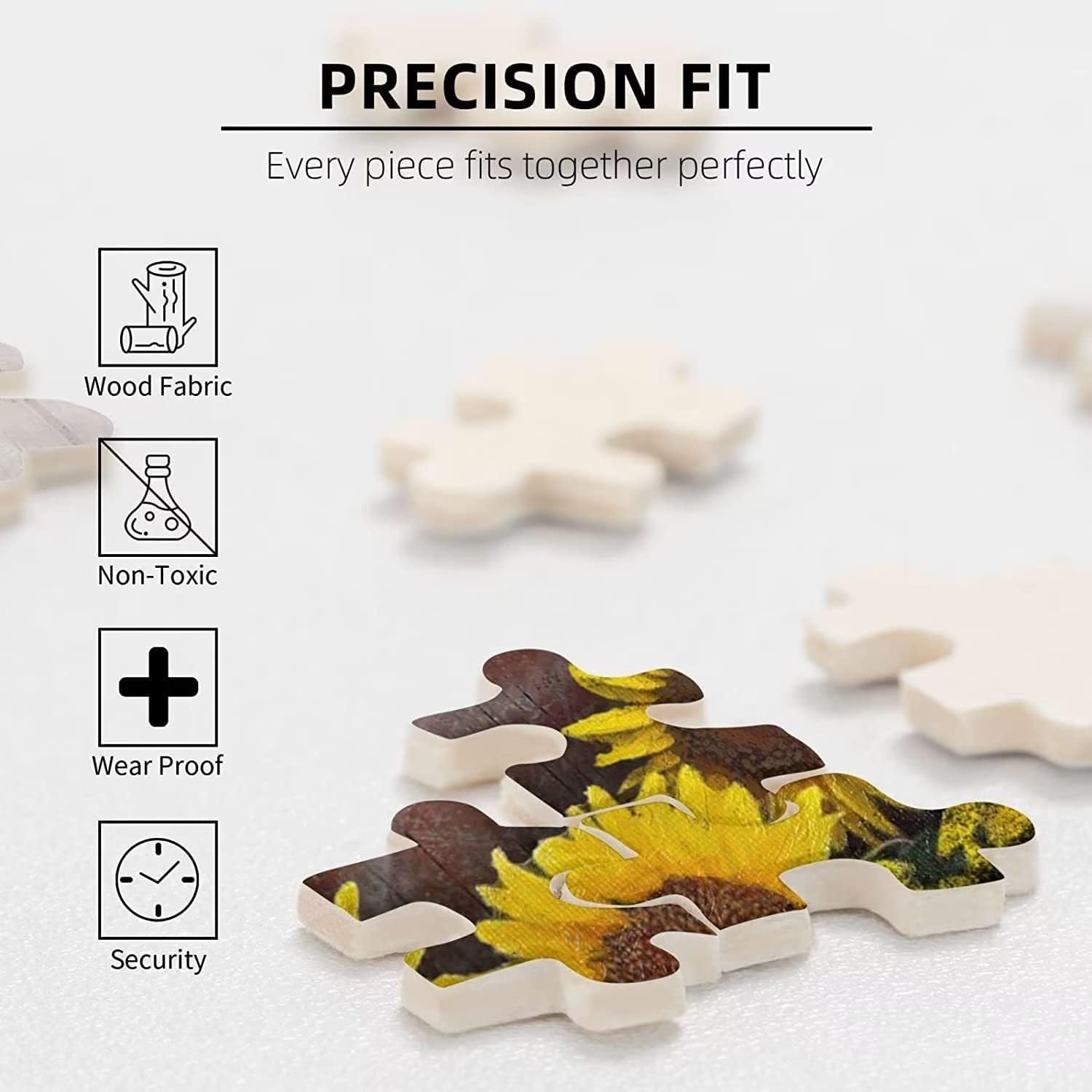 Challenge Wooden 1000 Piece Adult Jigsaw Puzzle - Rottweiler I Am Your Friend Partner Dog for Teenagers Kids - DIY Preschool Family Game Toys Gift