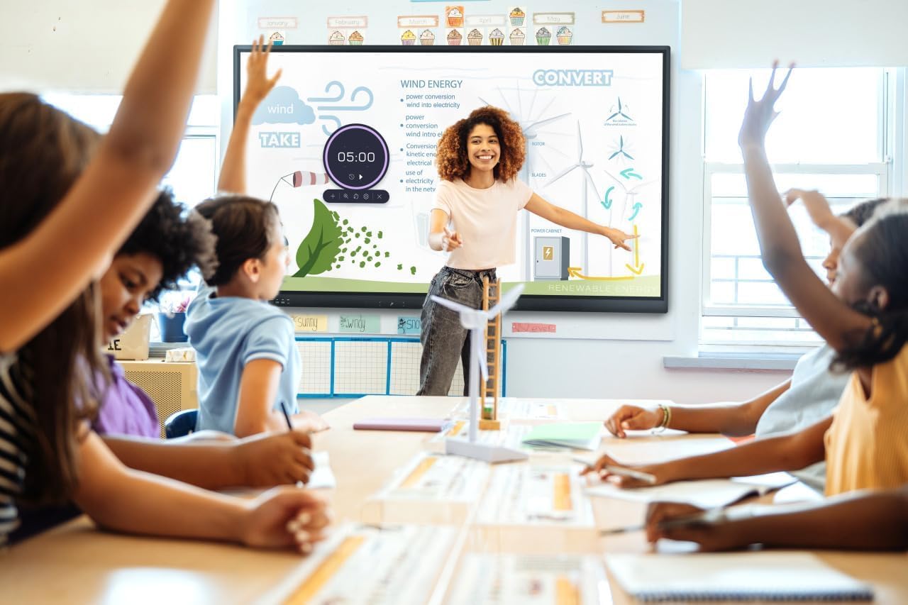 Promethean ActivPanel LE 65” High Specification Digital Whiteboard, 4K UHD, Interactive Display, Android OS, EDLA Certified, 3 Year Onsite Support