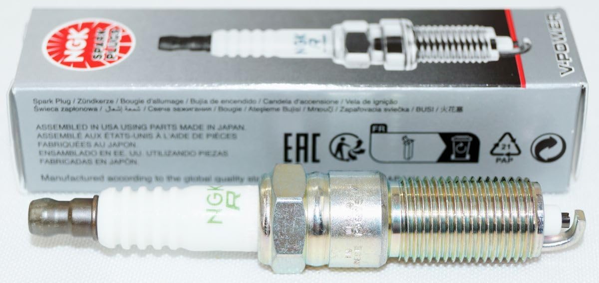 16 pc NGK V-Power Spark Plugs compatible with Dodge Ram 1500 5.7L V8 2003-2008 (16 Pack)
