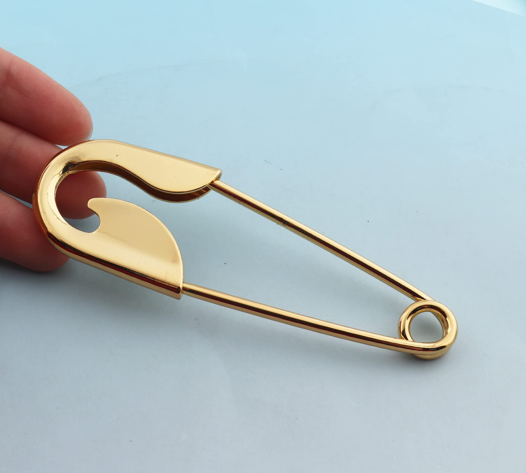 5 Stück 10 cm große goldene Sicherheitsnadeln, Metallnadeln, Schalnadeln, Broschen-Sicherheitsnadeln, DIY-Kleidungsnadeln