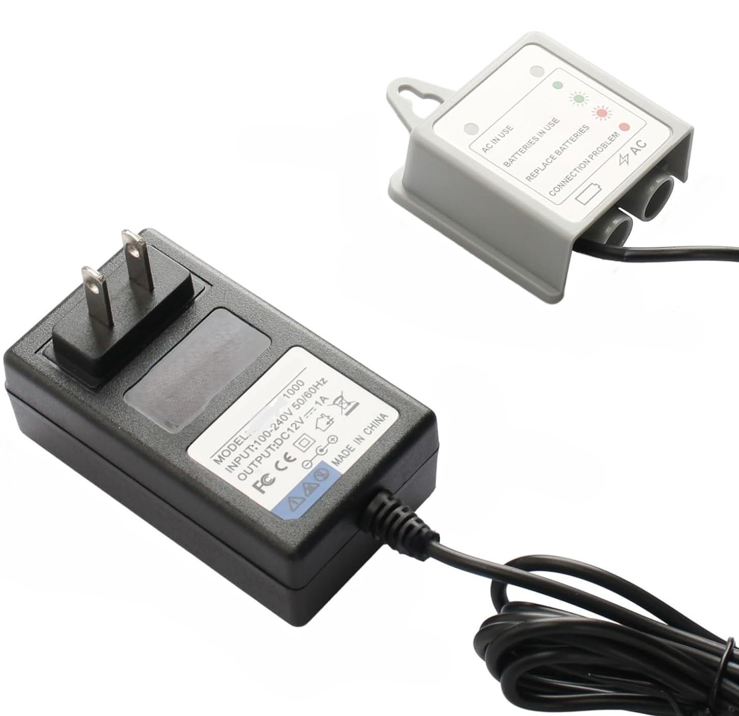 AC Power Cord Adapter Kit 169031 for Moen Kitchen Faucet Power Supply, Kitchen Faucet Replacement Parts for Mome MotionSense, MotionSense Wave and U, AC Adapter & Power Splitter