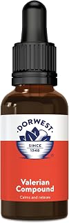 Dorwest Valerian Compound for Dogs and Cats, 30ml, Quick acting Dog Calming Liquid Drops - Valerian for Dogs, Non-Drowsy