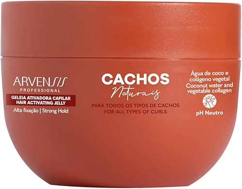 Geleia Ativadora Alta Fixação Cachos Naturais Arvensis 250g