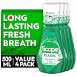 Scope Classic Mouthwash, Original Formula, 500 Ml, 4 Count