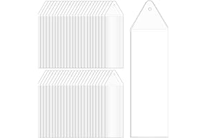 100-Count Bookmark Sleeves: Clear Protection for Your Memories