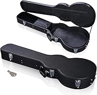 Vista 13 de ZeHuoGe Guitar Cases Hard Shell for Acoustic Guitars, Blakc Wooden Case for 41" Acoustic Guitar Wooden Hard Shell Case Lockable (For Acoustic Guitar)