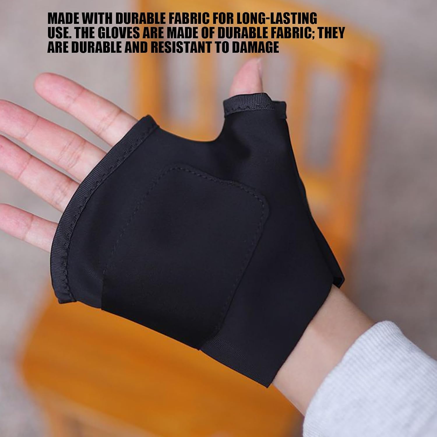 Heated Gloves, Windproof Touchscreen Fingerless Gloves, Waterproof USB Powered Hand Warmers for Men, Women, Youth, and Teens