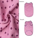 Hundeshirts für Kleine Hunde Katze - Polka Punkt Shirts für Hunde Tshirt Hundepullover Dünn Hundehemd Kleine Hunde Chihuahua Kleidung Katzen Kleidung, Rosa L – Bild 3