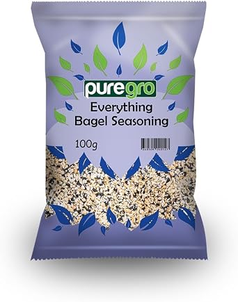 Puregro Everything Bagel Seasoning 3.5 oz 100g | PACK OF 1 | Seasoning Mix | Bagel Flavours In One | Premium Quality.