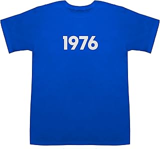 1976 T-shirts ブルー L【アルゴリズム】【グローバル】