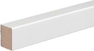 REESE | Vorsatzleiste Deck- Abschluss- Sockelleiste | MDF WEISS Folie | 20x15mm | 10 Stück | 23lfm
